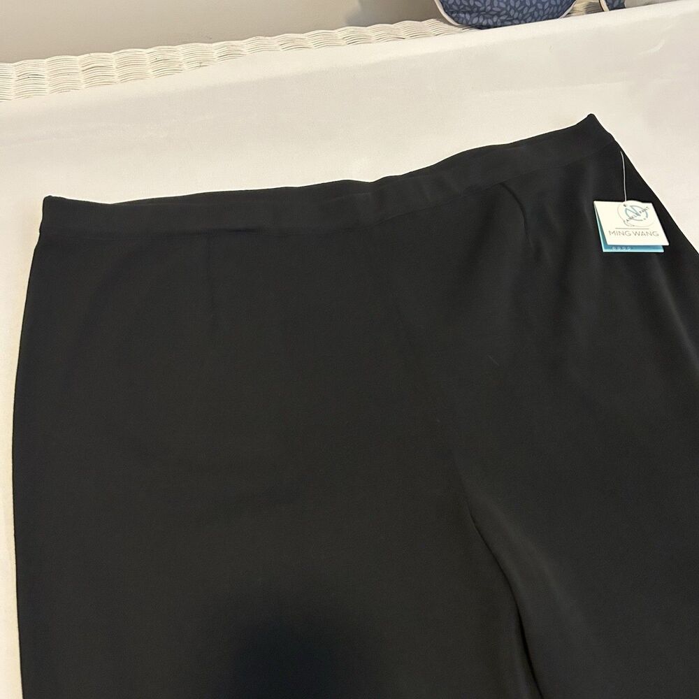 Ming Wang Ankle Pants Black Career Work Formal Staple NWT plus - 3X - Picture 2 of 13